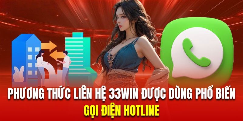 Phương thức liên hệ 33WIN qua hotline